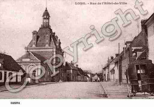 Ville de LONG, carte postale ancienne