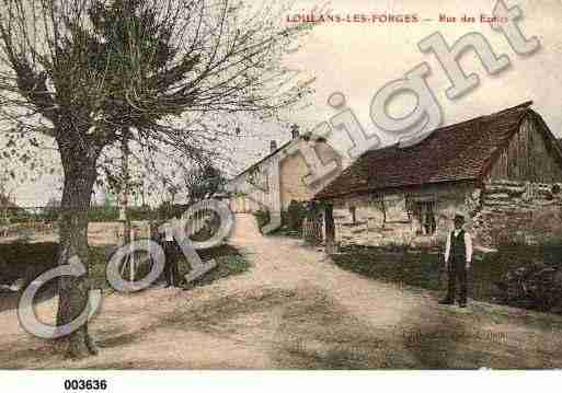 Ville de LOULANSLESFORGES, carte postale ancienne