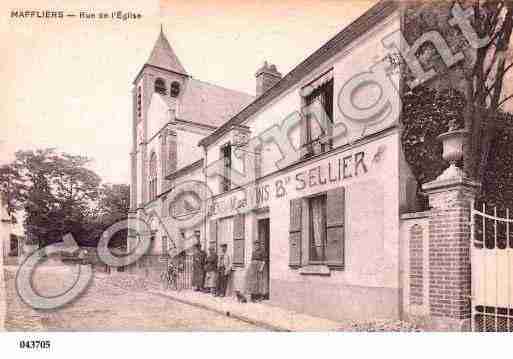 Ville de MAFFLIERS, carte postale ancienne