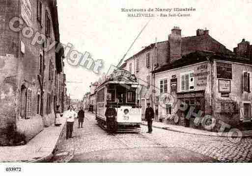 Ville de MALZEVILLE, carte postale ancienne