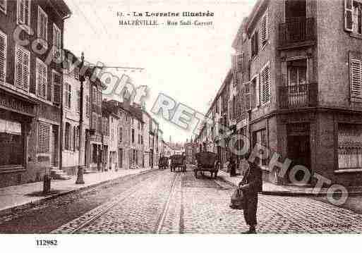 Ville de MALZEVILLE, carte postale ancienne