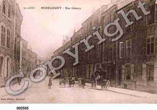 Ville de MIRECOURT, carte postale ancienne