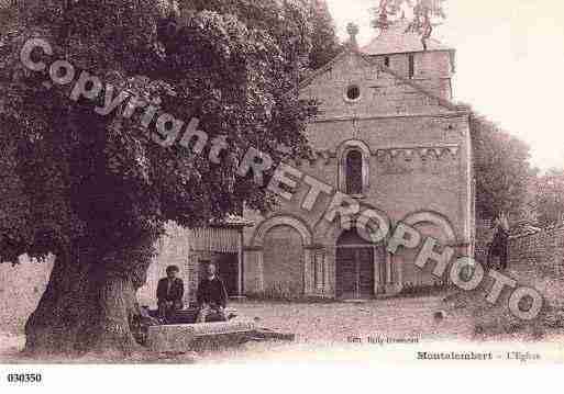 Ville de MONTALEMBERT, carte postale ancienne