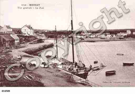 Ville de MORGAT, carte postale ancienne