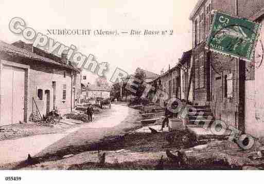 Ville de NUBECOURT, carte postale ancienne