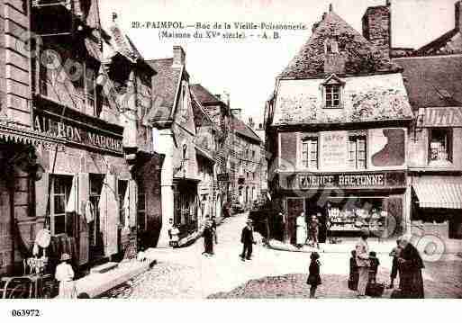 Ville de PAIMPOL, carte postale ancienne