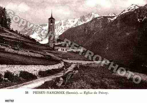 Ville de PEISEYNANCROIX, carte postale ancienne