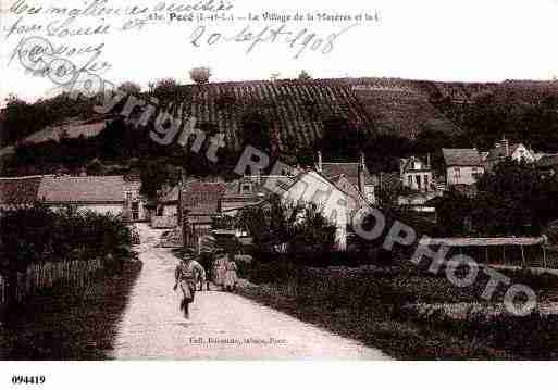 Ville de POCESURCISSE, carte postale ancienne