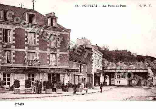 Ville de POITIERS, carte postale ancienne