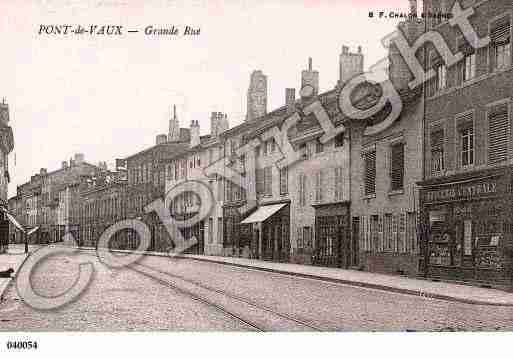 Ville de PONTDEVAUX, carte postale ancienne