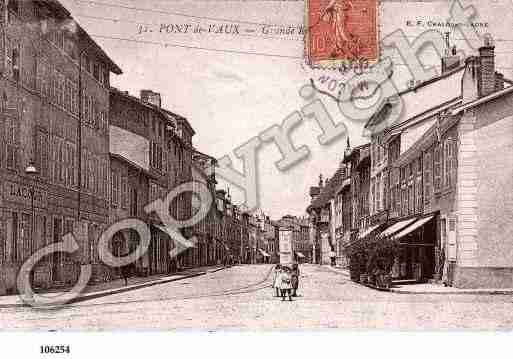 Ville de PONTDEVAUX, carte postale ancienne