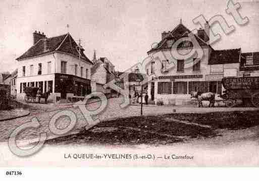 Ville de QUEUELESYVELINES(LA), carte postale ancienne