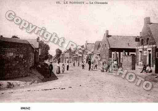 Ville de RONSSOY, carte postale ancienne