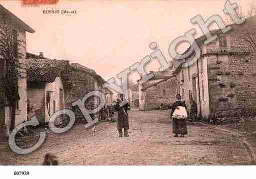 Ville de ROSNES, carte postale ancienne