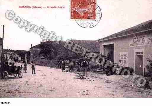 Ville de ROSNES, carte postale ancienne