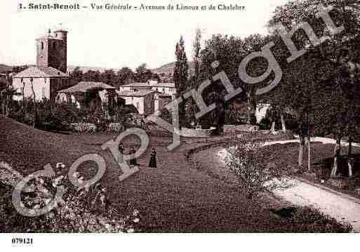 Ville de SAINTBENOIT, carte postale ancienne