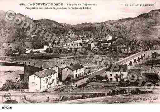 Ville de SAINTBONNETDEMONTAUROUX, carte postale ancienne