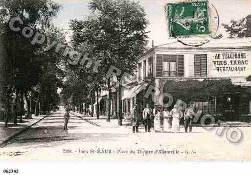 Ville de SAINTMAURDESFOSSES, carte postale ancienne