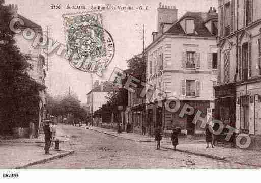 Ville de SAINTMAURDESFOSSES, carte postale ancienne