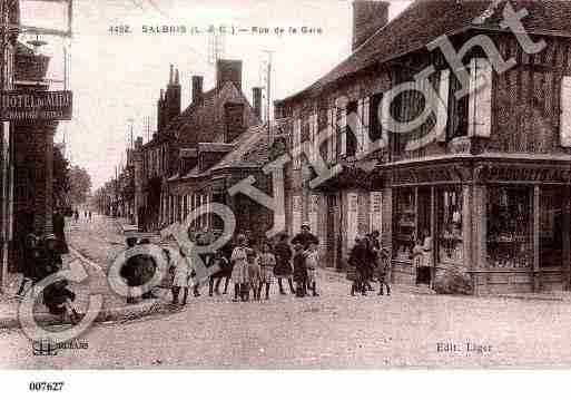 Ville de SALBRIS, carte postale ancienne