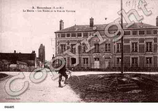 Ville de SOURDUN, carte postale ancienne