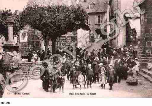 Ville de TREIGNAC, carte postale ancienne