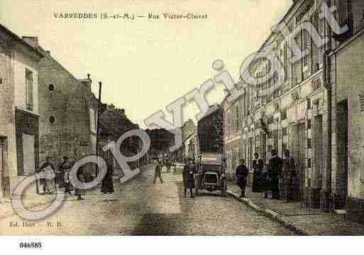 Ville de VARREDDES, carte postale ancienne