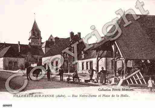 Ville de VILLEMAURSURVANNE, carte postale ancienne