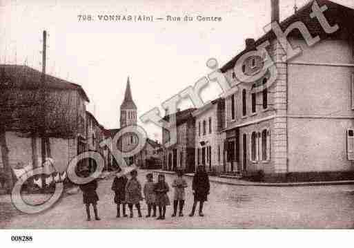 Ville de VONNAS, carte postale ancienne