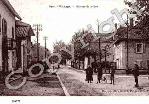 Ville de VONNAS, carte postale ancienne