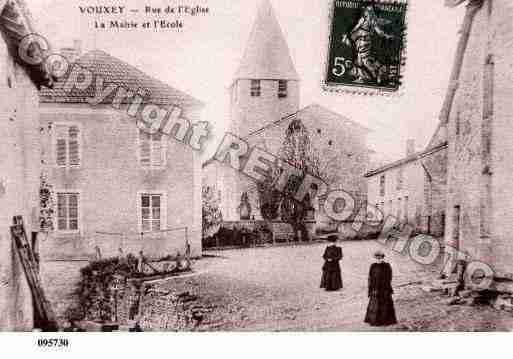 Ville de VOUXEY, carte postale ancienne