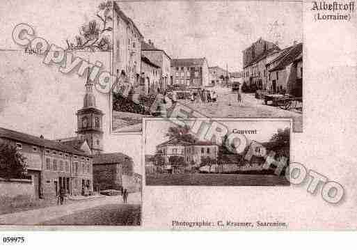 Ville de ALBESTROFF, carte postale ancienne