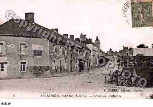 Ville de ARGENTREDUPLESSIS, carte postale ancienne