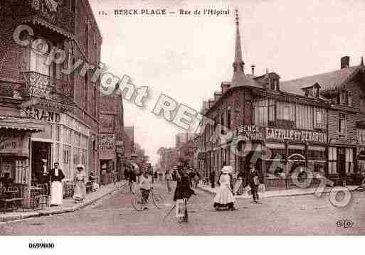 Ville de BERCK, carte postale ancienne