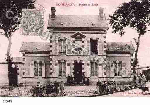 Ville de BONDAROY, carte postale ancienne