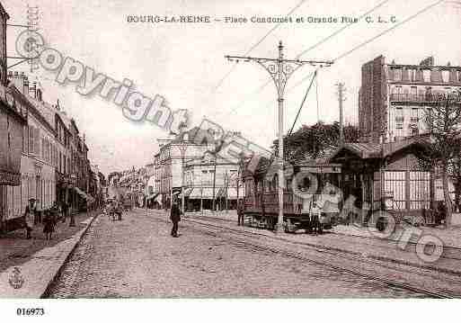 Ville de BOURGLAREINE, carte postale ancienne