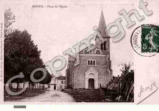 Ville de BRIOUXSURBOUTONNE, carte postale ancienne