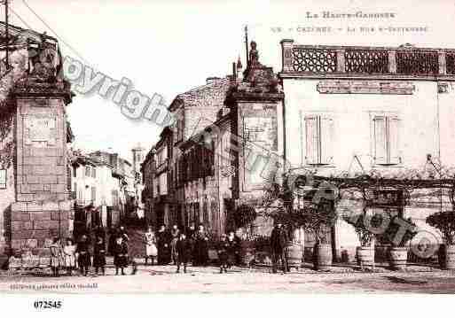 Ville de CAZERES, carte postale ancienne