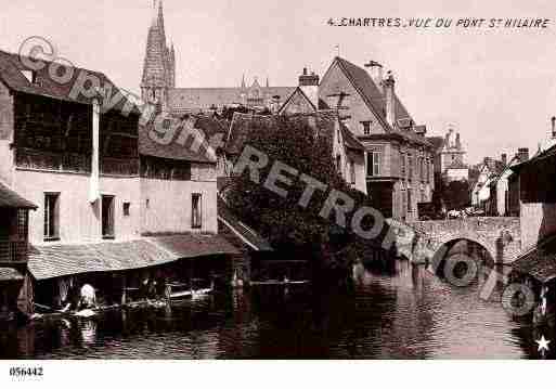 Ville de CHARTRES, carte postale ancienne