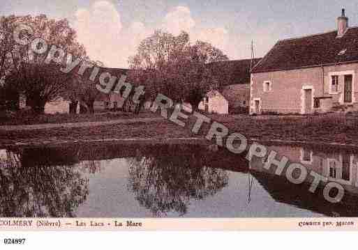 Ville de COLMERY, carte postale ancienne