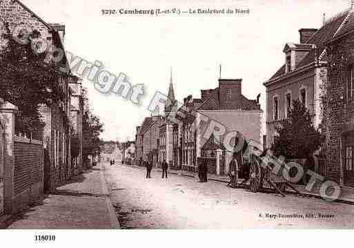 Ville de COMBOURG, carte postale ancienne