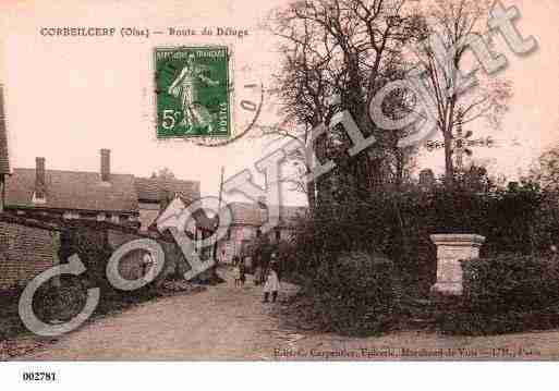 Ville de CORBEILCERF, carte postale ancienne