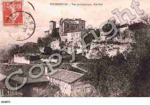 Ville de COURRENSAN, carte postale ancienne