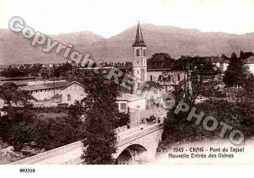 Ville de CRANGEVRIER, carte postale ancienne