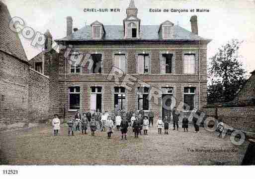 Ville de CRIELSURMER, carte postale ancienne