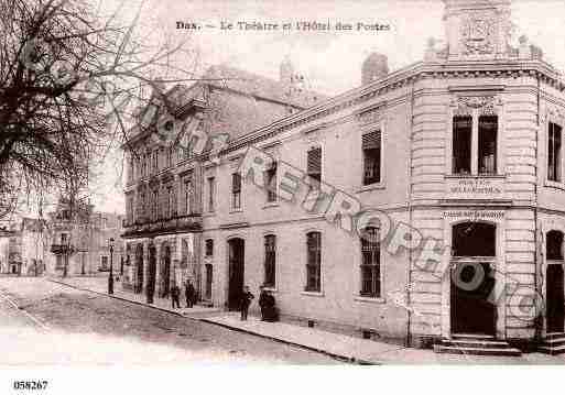 Ville de DAX, carte postale ancienne