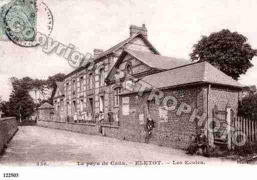 Ville de ELETOT, carte postale ancienne