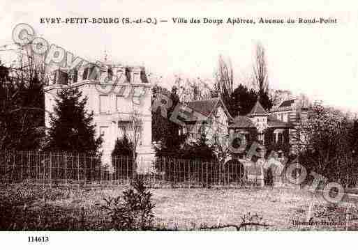 Ville de EVRY, carte postale ancienne