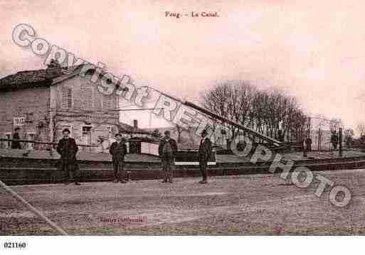 Ville de FOUG, carte postale ancienne