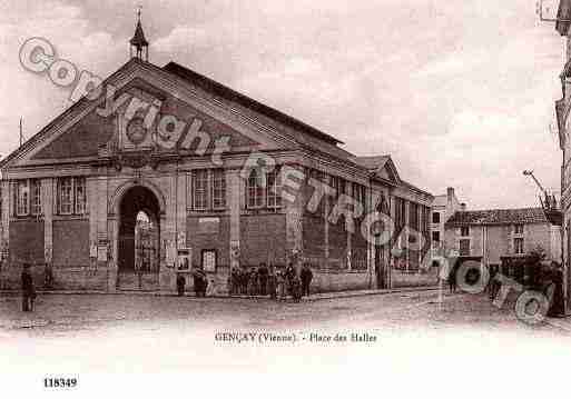 Ville de GENCAYPUYRABIER, carte postale ancienne